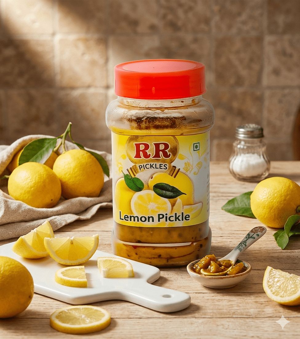 Lemon-Pickle-Green-Chilly.png RR Pickles Lemon (Green chilli) Pickle - Image 1