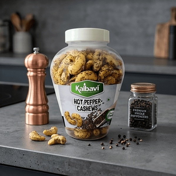 Kalbavi Hot Pepper Cashew Jar