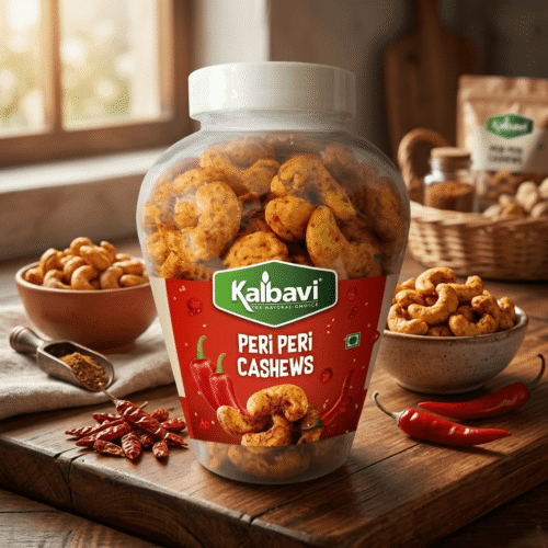 Kalbavi Peri Peri Cashews Jar 250g