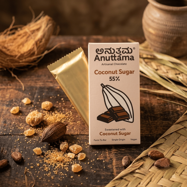 Anuttama Coconut Sugar Artisanal Dark Chocolate