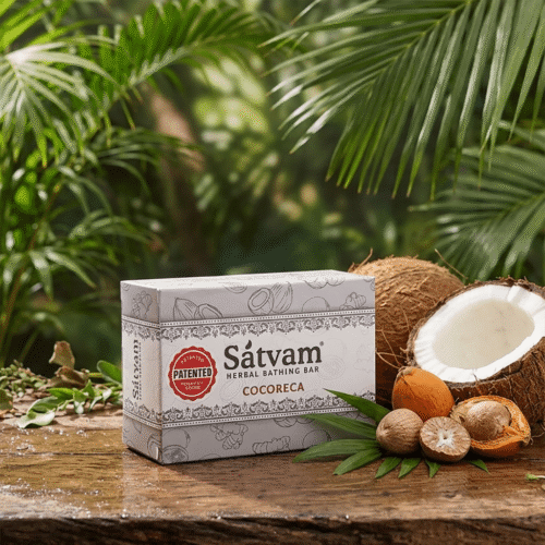 Satvam Herbal Bathing Bar Cocoreca