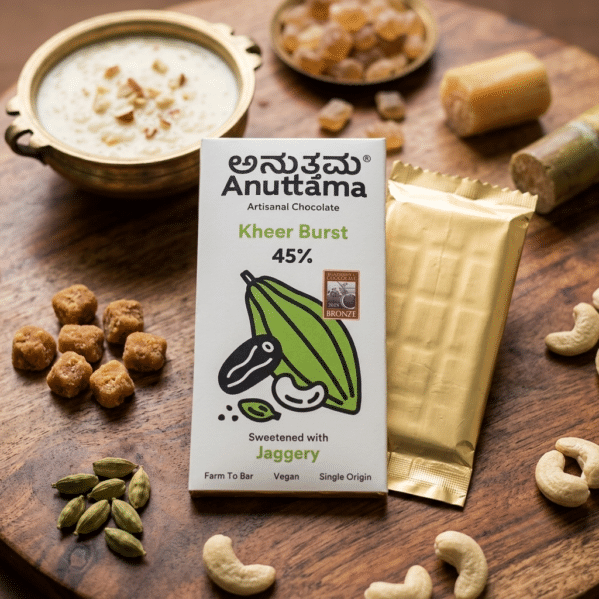 Anuttama Kheer Burst 45% Artisanal Dark Chocolate