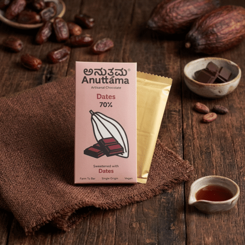 Anuttama Dates 70% Artisanal Dark Chocolate