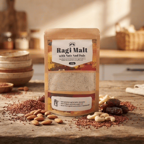 House of Neria Ragi Malt with Nuts and Dals
